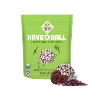 Bile cu Caise, Cacao și Alune 126g Sunny Fruit Bile cu Caise, Cacao și Alune 126g Sunny Fruit