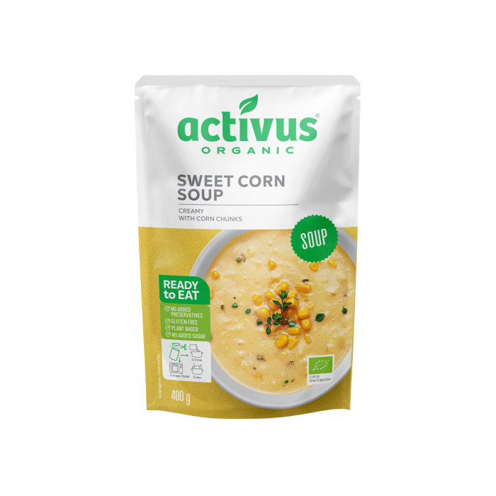 Supă BIO de Porumb Dulce 400G Activus