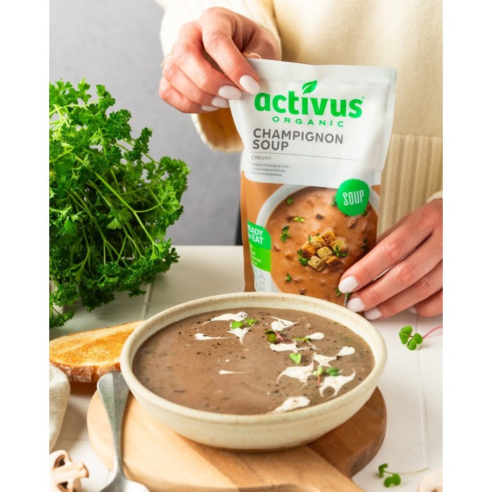 Supă BIO cremă de Ciuperci 400G Activus