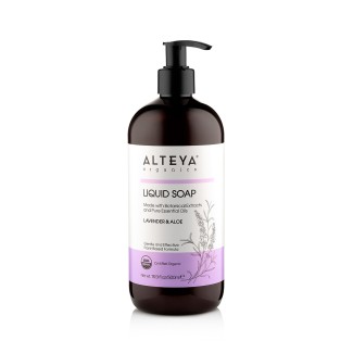 Săpun Lichid Bio Lavandă și Aloe 500ml Alteya Săpun Lichid Bio Lavandă și Aloe 500ml Alteya