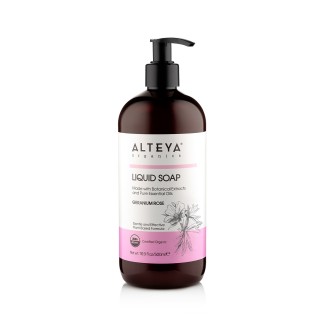 Săpun Lichid Bio Rosa Geranium 500ml Alteya Săpun Lichid Bio Rosa Geranium 500ml Alteya