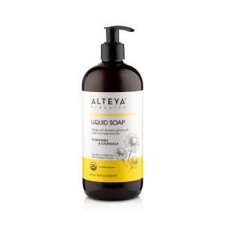 Săpun Lichid Bio Mușetel și Gălbenele 500ml Alteya Săpun Lichid Bio Mușetel și Gălbenele 500ml Alteya
