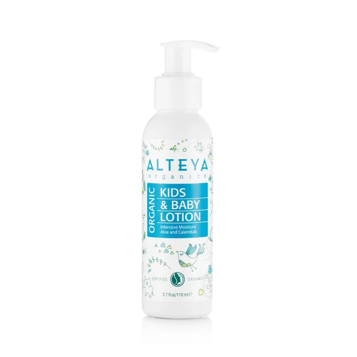 Loțiune Bio de Corp pentru Copii cu Aloe și Gălbenele 110ml Alteya Loțiune Bio de Corp pentru Copii cu Aloe și Gălbenele 110ml Alteya