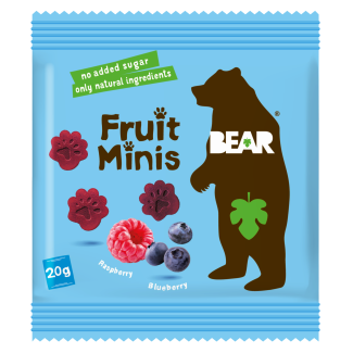 Jeleuri zmeură și afine 20g Bear Jeleuri zmeură și afine 20g Bear
