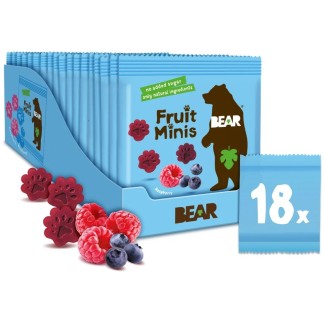 Jeleuri Zmeură și Afine 20g Bear