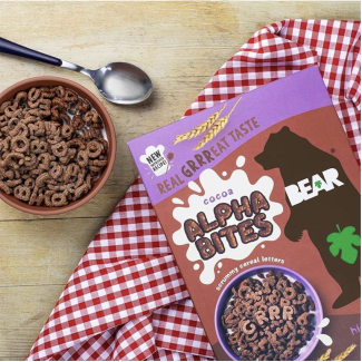 Multicereale Alphabites cu cacao 350G Bear Multicereale Alphabites cu cacao 350G Bear