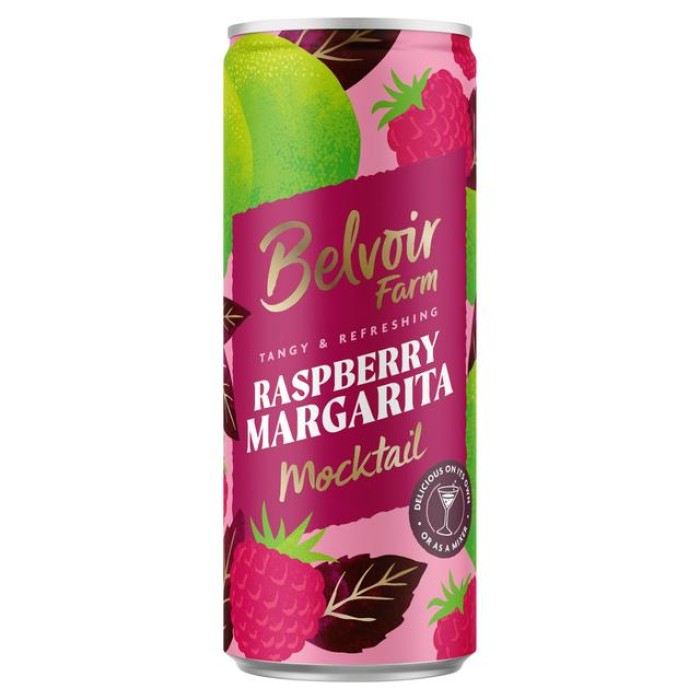 Cocktail Fără Alcool Margarita cu Aromă de Zmeură 12 x 250ml Belvoir Cocktail Fără Alcool Margarita cu Aromă de Zmeură 12 x 250ml Belvoir