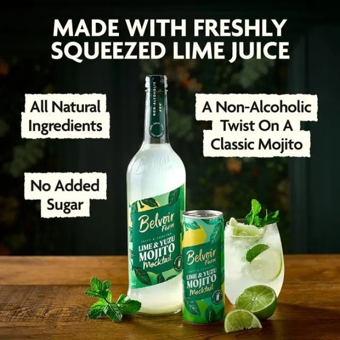 Cocktail Fără Alcool Mojito 12 x 250ml Belvoir Cocktail Fără Alcool Mojito 12 x 250ml Belvoir