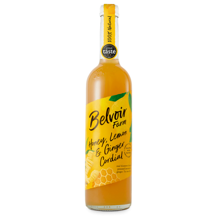 Sirop (Cordial) de Miere, Lamaie si Ghmbir 500ml Belvoir