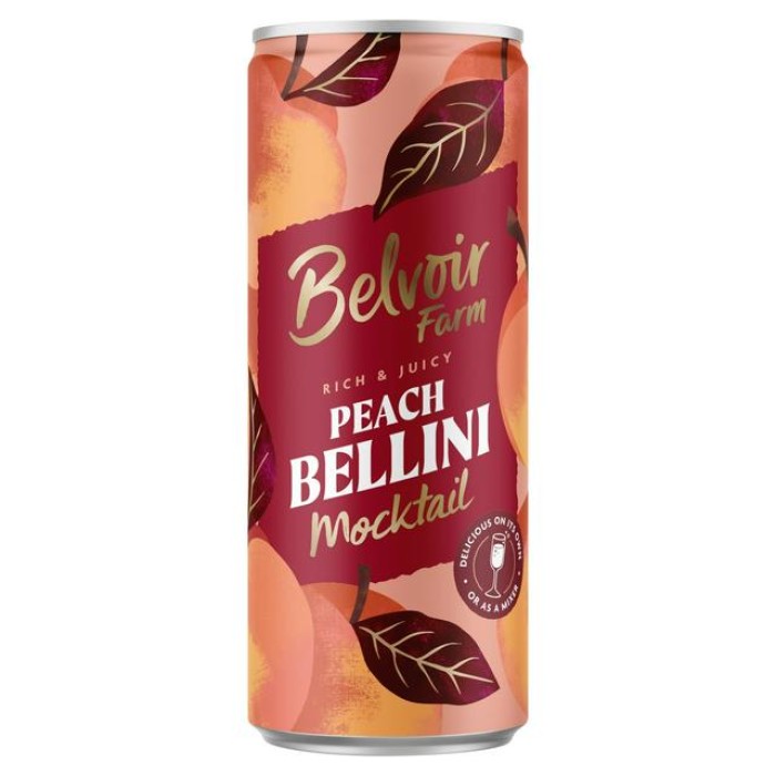 Cocktail Fără Alcool Peach Bellini 12 x 250ml Belvoir