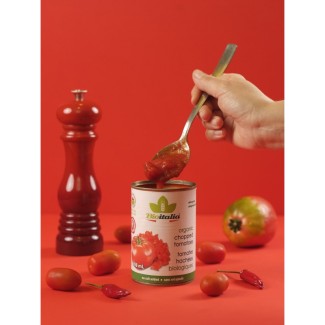 Roșii Bio Tocate 400g Bioitalia  Roșii Bio Tocate 400g Bioitalia