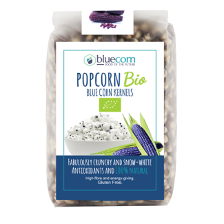 Porumb BIO albastru pentru popcorn 350g Bluecorn Porumb BIO albastru pentru popcorn 350g Bluecorn