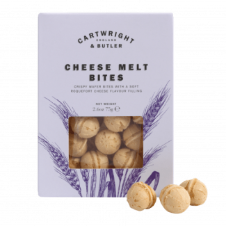 Snack Crocant cu gust de Brânză Roquefort 75G Cartwright & Butler  Snack Crocant cu gust de Brânză Roquefort 75G Cartwright & Butler