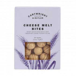 Snack Crocant cu gust de Brânză Roquefort 75G Cartwright & Butler  Snack Crocant cu gust de Brânză Roquefort 75G Cartwright & Butler