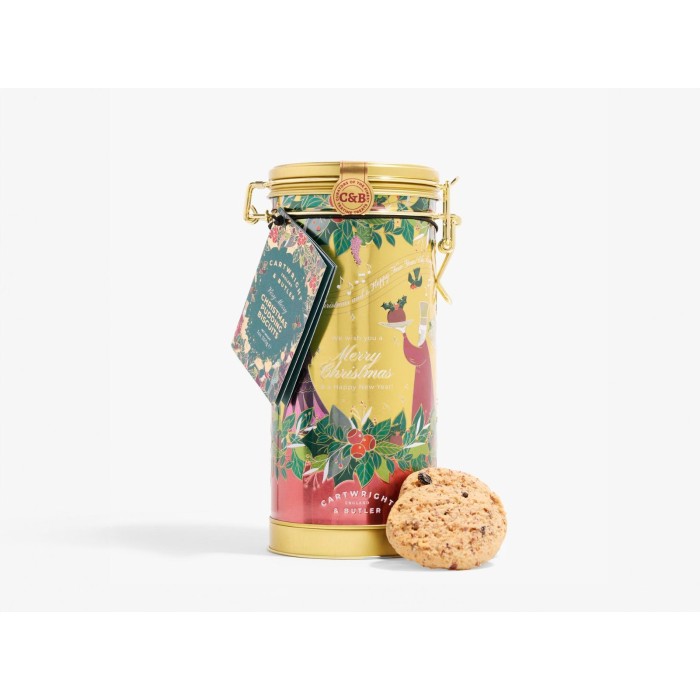 Biscuiți cu Gust de Budincă Englezească Ediție de Crăciun în Cutie Muzicală 200g Cartwright & Butler