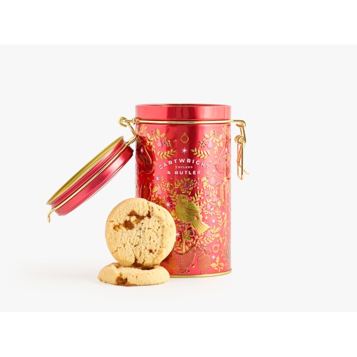 Biscuiți cu Caramel Sărat în Cutie Metalică - 12 Zile de Crăciun 200g Cartwright & Butler