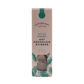 Ciocolată cu lapte și caramel sărat pe băț 40g Cartwright & Butler Ciocolată cu lapte și caramel sărat pe băț 40g Cartwright & Butler