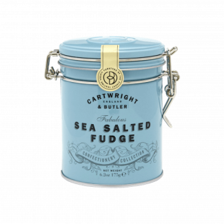 Caramele cu Sare de Mare în cutie metalică 175g Cartwright & Butler Caramele cu Sare de Mare în cutie metalică 175g Cartwright & Butler