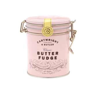 Caramele cu Unt în cutie metalică 175g Cartwright & Butler Caramele cu Unt în cutie metalică 175g Cartwright & Butler