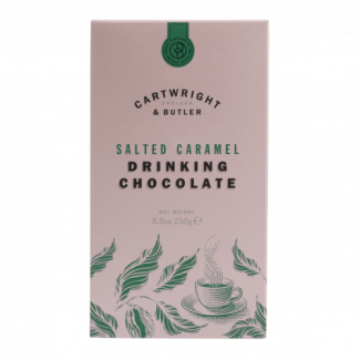 Fulgi de Ciocolată Caldă cu Caramel Sărat 250g Cartwright & Butler Fulgi de Ciocolată Caldă cu Caramel Sărat 250g Cartwright & Butler