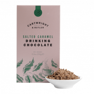 Fulgi de Ciocolată Caldă cu Caramel Sărat 250g Cartwright & Butler