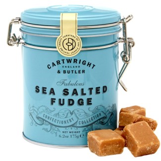 Caramele cu Sare de Mare în cutie metalică 175g Cartwright & Butler Caramele cu Sare de Mare în cutie metalică 175g Cartwright & Butler