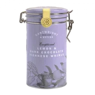 Fursecuri Vieneze cu Lămâie și Ciocolată neagră în cutie metalică 200g Cartwright & Butler