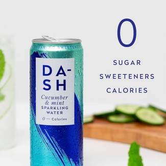 Apa Minerală cu Gust de Castravete si Mentă, Fără Îndulcitori - 0 Calorii - 330ml Dash