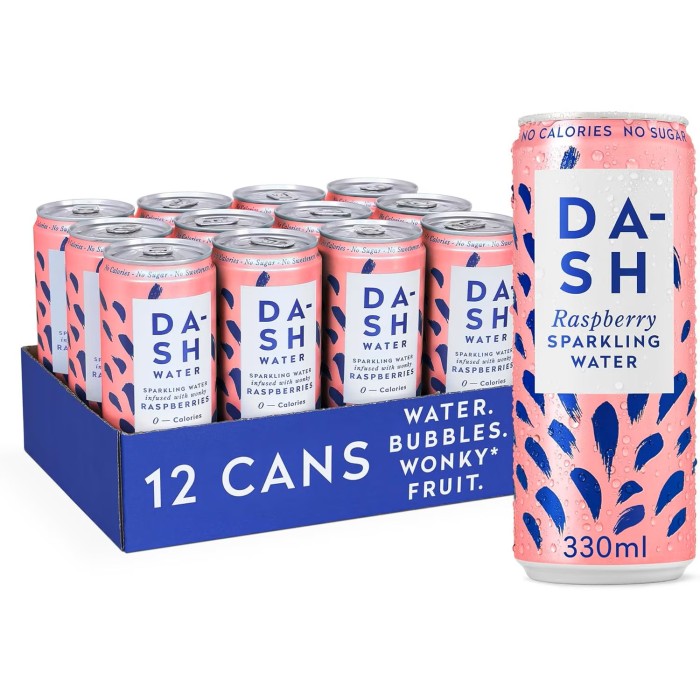 Apa Minerală cu Gust de Grapefruit, Fără Îndulcitori - 0 Calorii - 330ml Dash