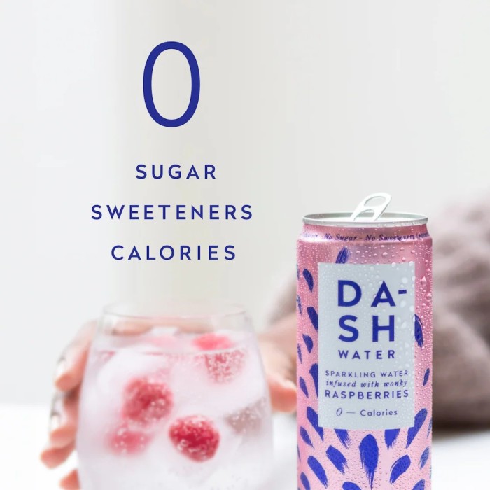 Apa Minerală cu Gust de Zmeură, Fără Îndulcitori - 0 Calorii - 330ml Dash
