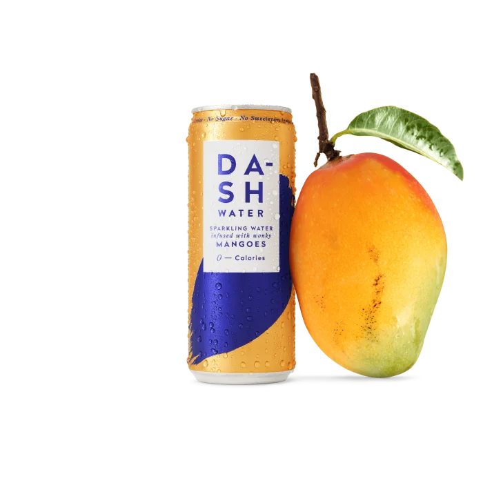 Apa Minerală cu Gust de Mango, Fără Îndulcitori - 0 Calorii - 330ml Dash