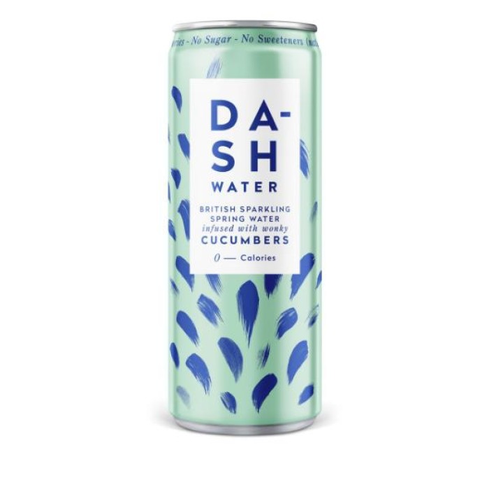 Apa Minerală cu Gust de Castravete si Mentă, Fără Îndulcitori - 0 Calorii - 330ml Dash
