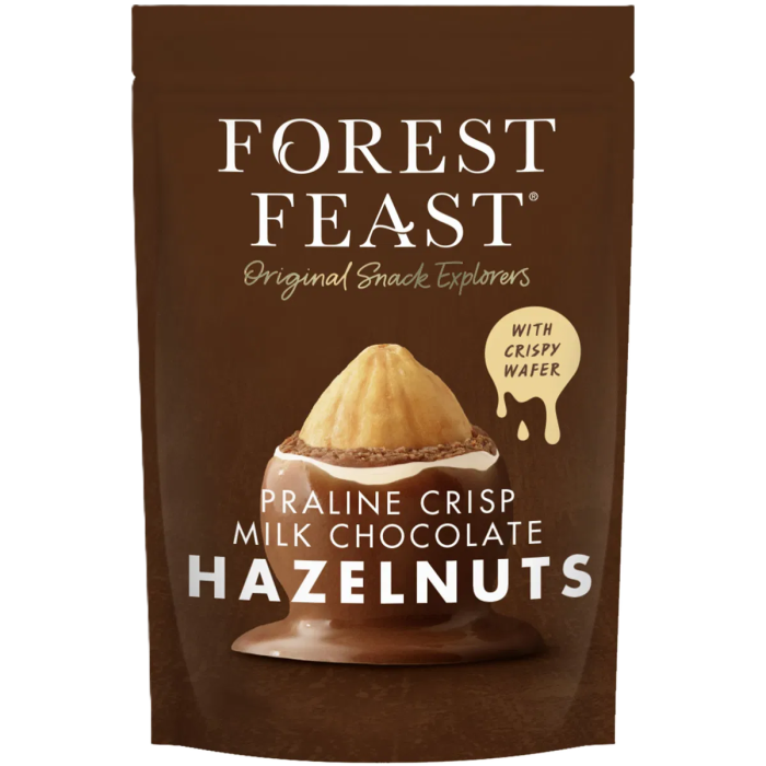 Alune cu Ciocolată cu Lapte și Praline Crocante 100g Forest Feast