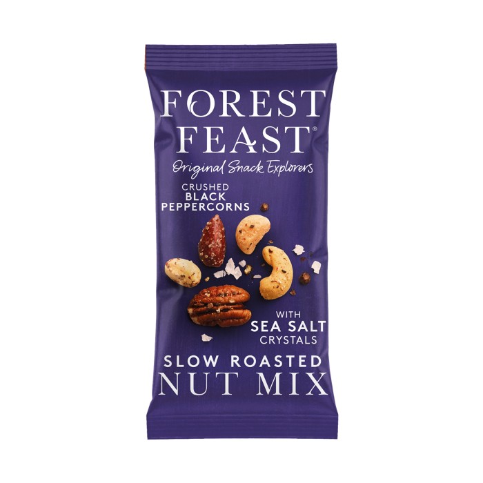 Mix de Nuci cu Sare de Mare si Piper Negru 40g Forest Feast