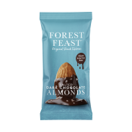 Migdale Sărate Învelite în Ciocolată Neagră 40g Forest Feast