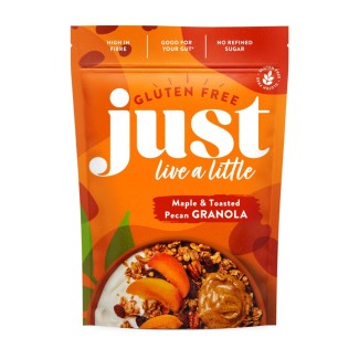Granola fară Gluten cu Nuci Pecan și Sirop de Arțar 360g Forest Feast Granola fară Gluten cu Nuci Pecan și Sirop de Arțar 360g Forest Feast