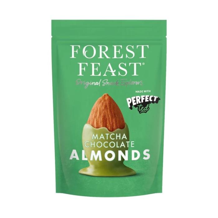 Migdale Invelite in Ciocolata cu Matcha 120g Forest Feast