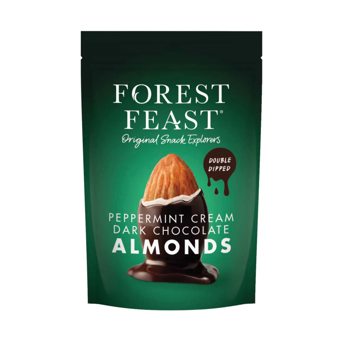Migdale cu Ciocolată Neagră și Mentă 120g Forest Feast