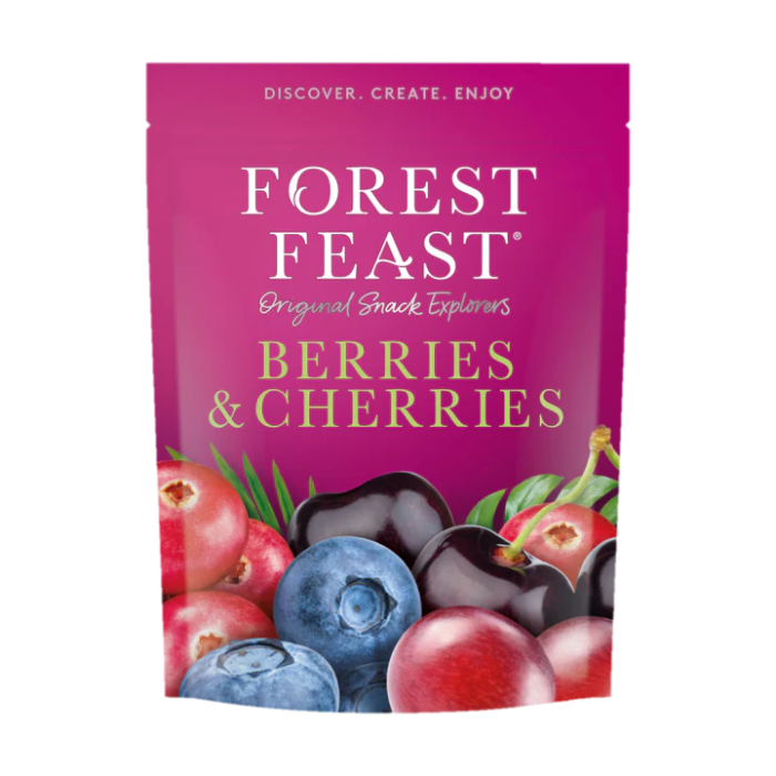 Fructe de pădure și cireșe 170g Feast Forest
