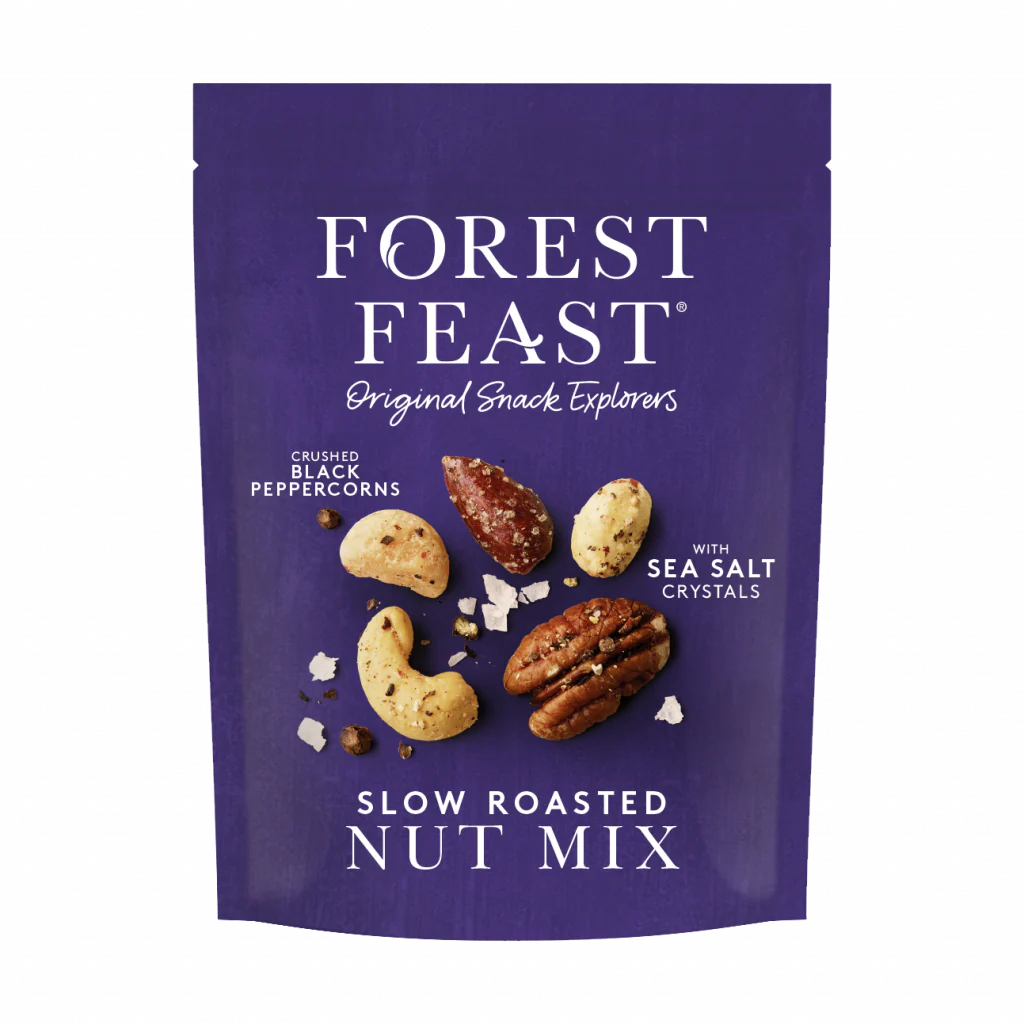 Mix de Nuci cu Sare de Mare și Piper Negru 120g Forest Feast