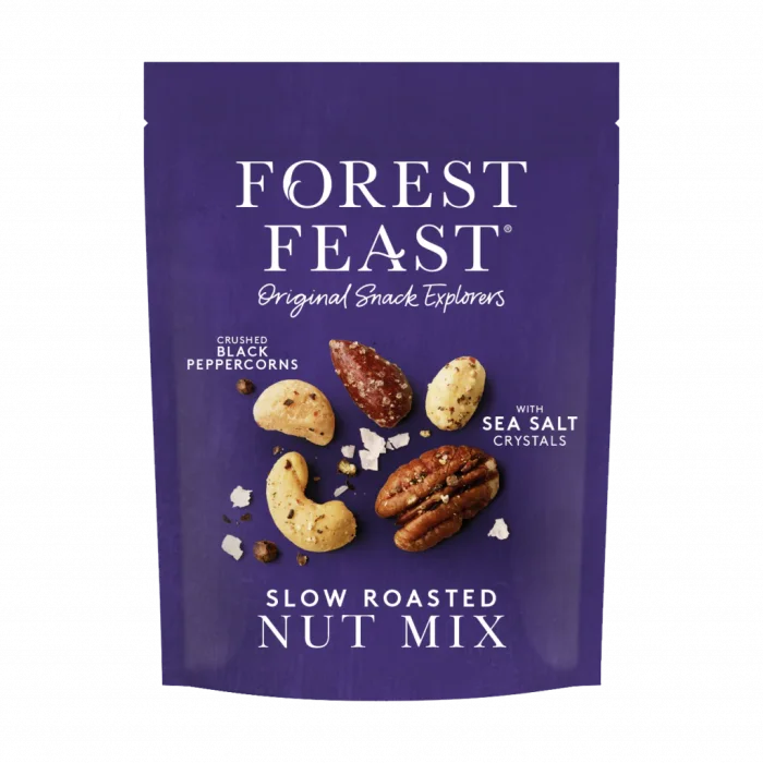 Mix de Nuci cu Sare de Mare și Piper Negru 120g Forest Feast