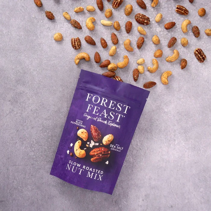 Mix de Nuci cu Sare de Mare și Piper Negru 120g Forest Feast