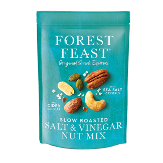 Mix de Nuci cu Sare de Mare și Oțet de Mere 120g Forest Feast Mix de Nuci cu Sare de Mare și Oțet de Mere 120g Forest Feast