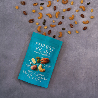 Mix de Nuci cu Sare de Mare și Oțet de Mere 120g Forest Feast Mix de Nuci cu Sare de Mare și Oțet de Mere 120g Forest Feast