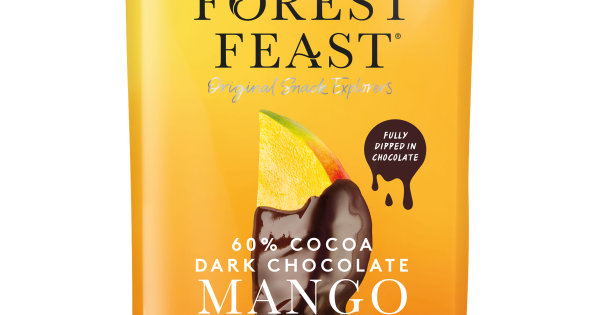 Mango invelit in Ciocolata Belgiana Neagra 60% 100g Forest Feast