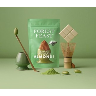 Migdale Invelite in Ciocolata cu Matcha 120g Forest Feast