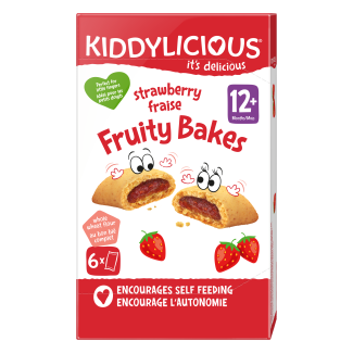 Pernițe cu căpșuni +12LUNI  6*22g Kiddylicious Pernițe cu căpșuni +12LUNI  6*22g Kiddylicious