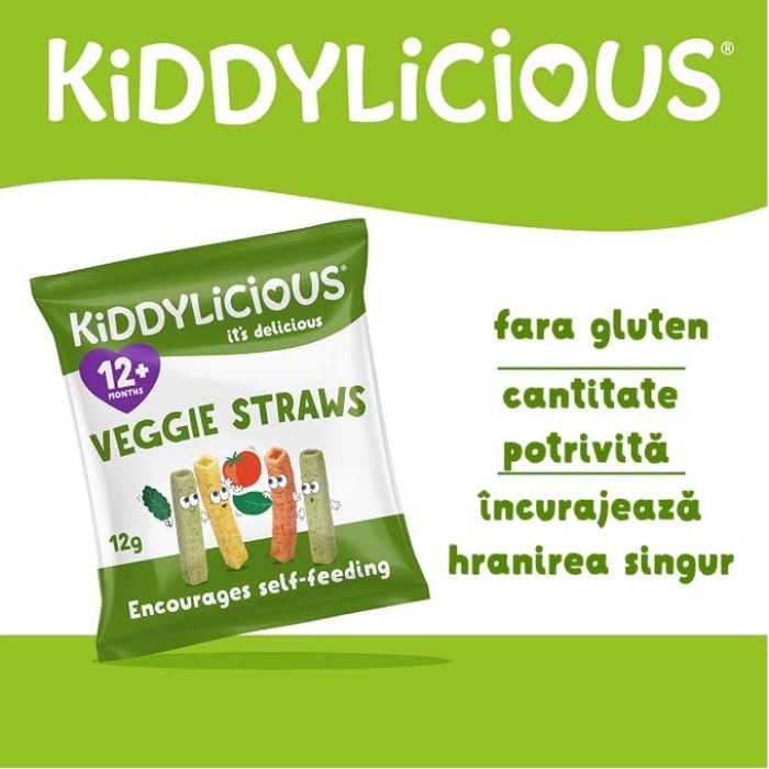 Sticksuri din Legume (Cartof, Mazare) și Orez +9luni 12g Kiddylicious