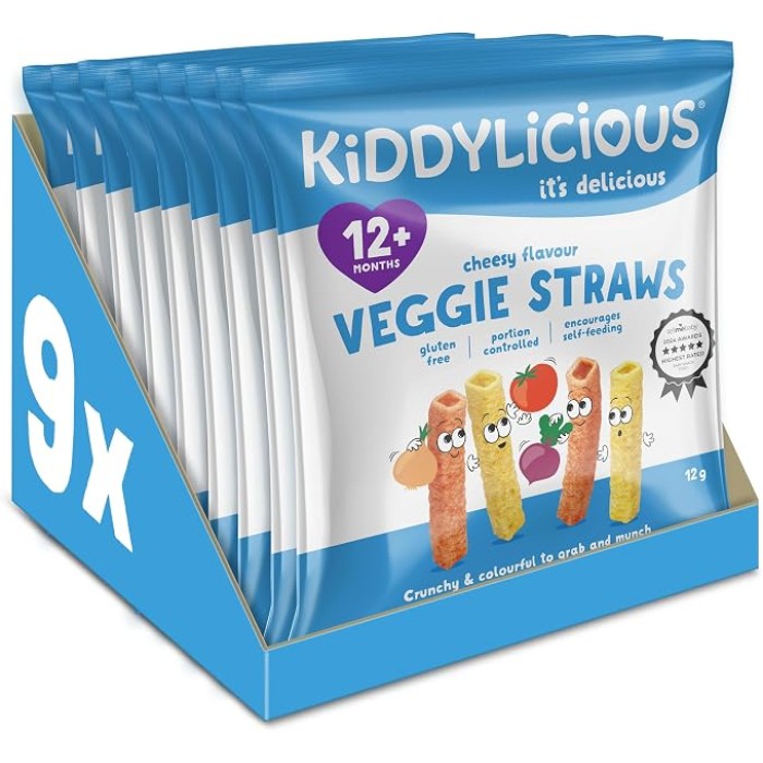 Sticksuri din Legume (Cartof, Mazare) și Orez cu aromă de Brânză +9luni 12g Kiddylicious