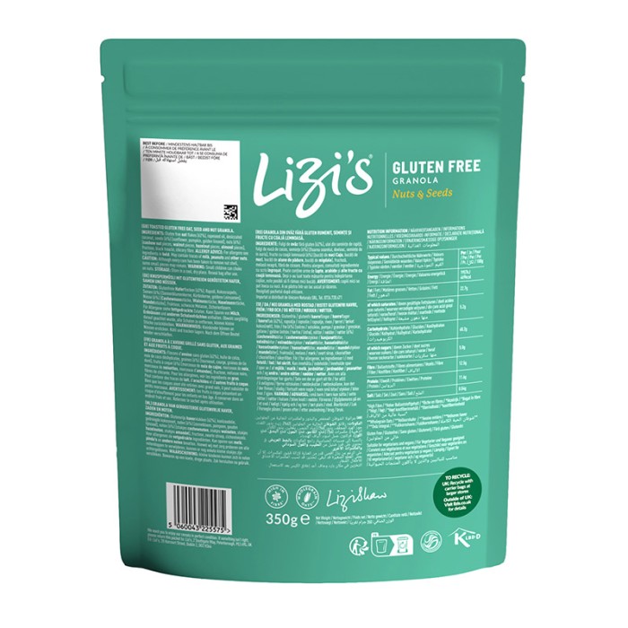 Granola fara gluten 350G Lizi's Granola fara gluten 350G Lizi's